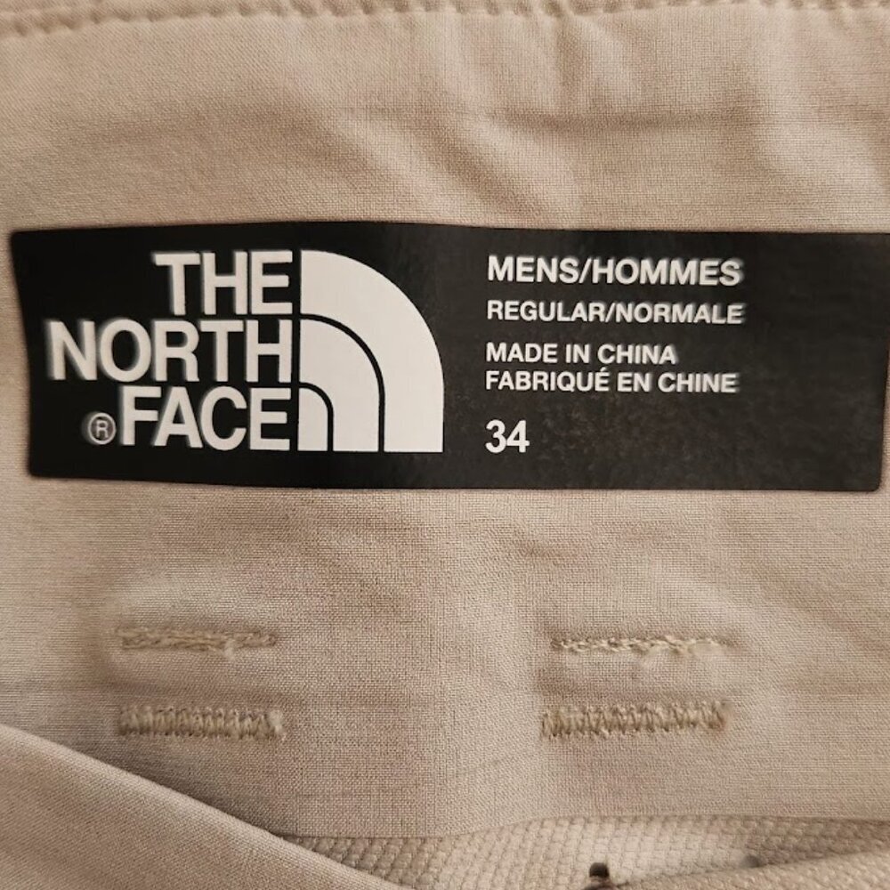 The North Face Men Chino Outdoor Hiking Shorts Size 34 Beige - Picture 7 of 8